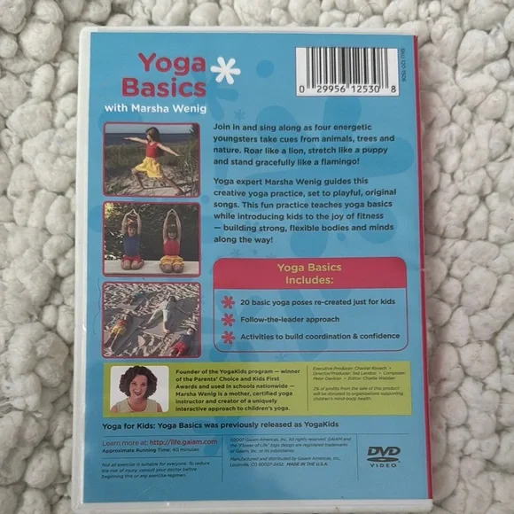 DVD “Yoga for kids” - interactive, educational, and fun for ages 3-6 - Picture 2 of 2